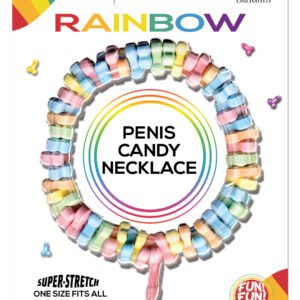 Rainbow Penis Candy Necklace