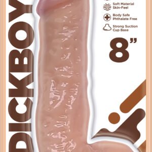 Dickboy - Skins - Dildo With Balls - 8 Inch - Vanilla Dick Lover