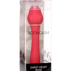 Bloomgasm - Sweet Heart Rose 5x Suction Rose and 10x Vibrator - Pink