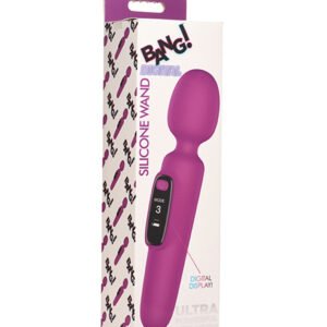 Bang Digital Silicone Wand - Purple