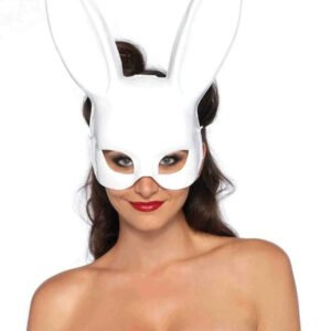 Masquerade Rabbit Mask - Os - White