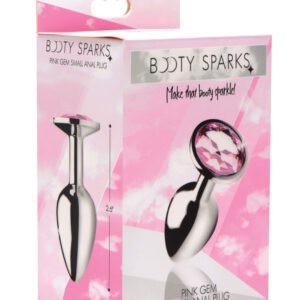 Pink Gem Anal Plug - Small