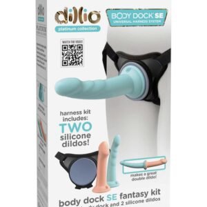 Dillio Platinum Body Dock Se Fantasy Kit - 6 Inch and 7 Inch - Blue and Pink