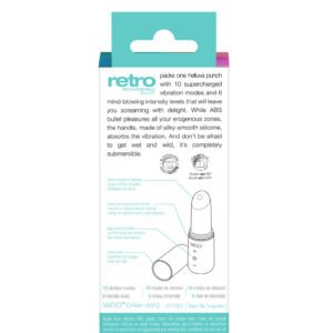 Retro Rechargeable Bullet - Turquoise