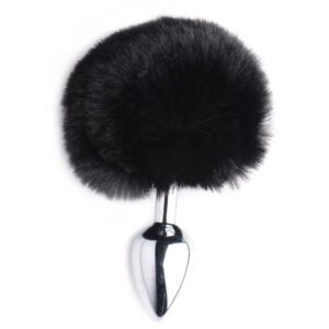 Onyx Bunny Tail Anal Plug