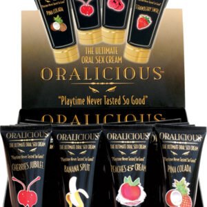 Oralicious - 24 Piece P.O.P. Display - 2 Fl. Oz. Tubes - Assorted Flavors