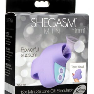 Shegasm Mini 12x Mini Silicone Clit Stimulator - Purple