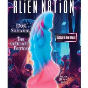Alien Nation Dragon Silicone Glow in the Dark Creature Dildo - Multicolor