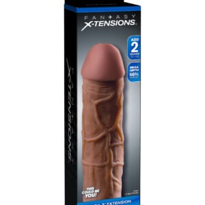 Fantasy X-Tension Mega 2-Inch Extension - Brown