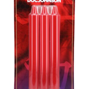Japanese Drip Candles - 3 Pack - Red
