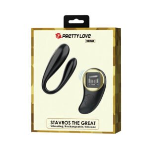 Nathan Double Pleasure Remote Control Vibrator - Black